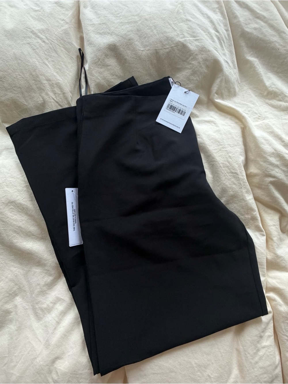 NWT Princess Polly Low Rise Wide Leg Pant Black